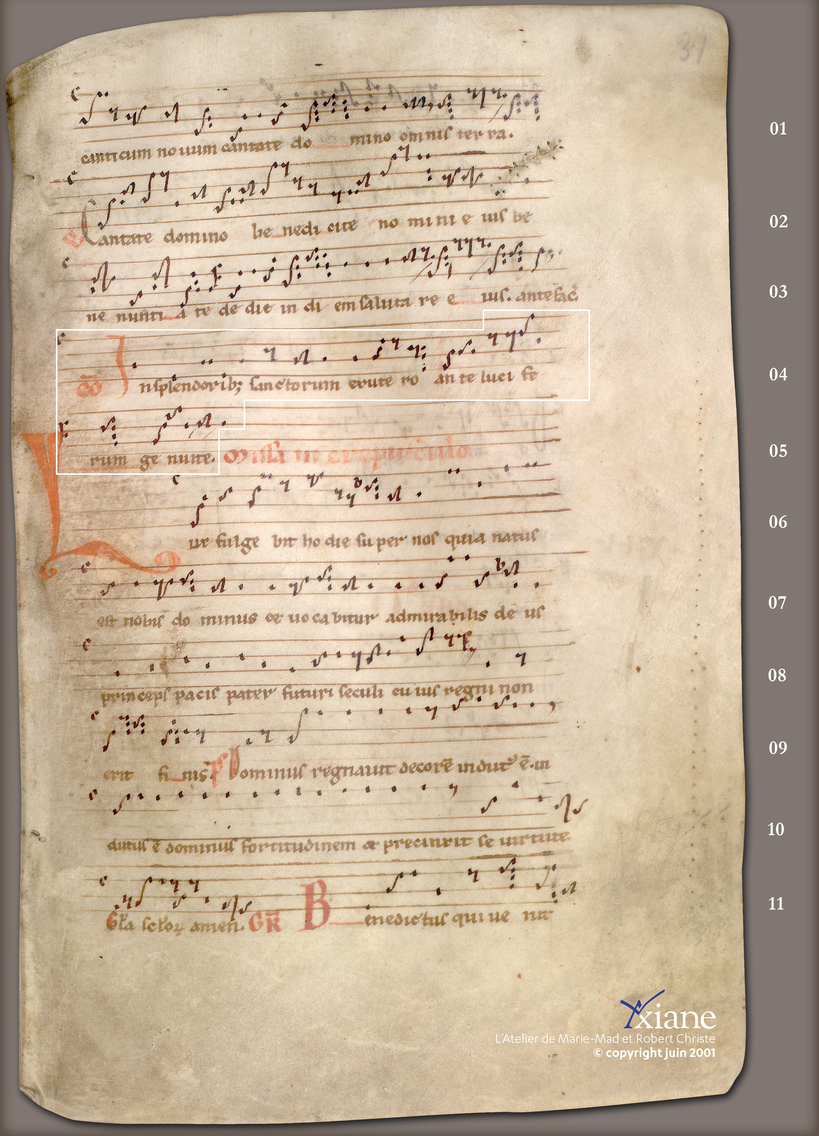 ...Messe au Chant du Coq. Messe au Crépuscule...