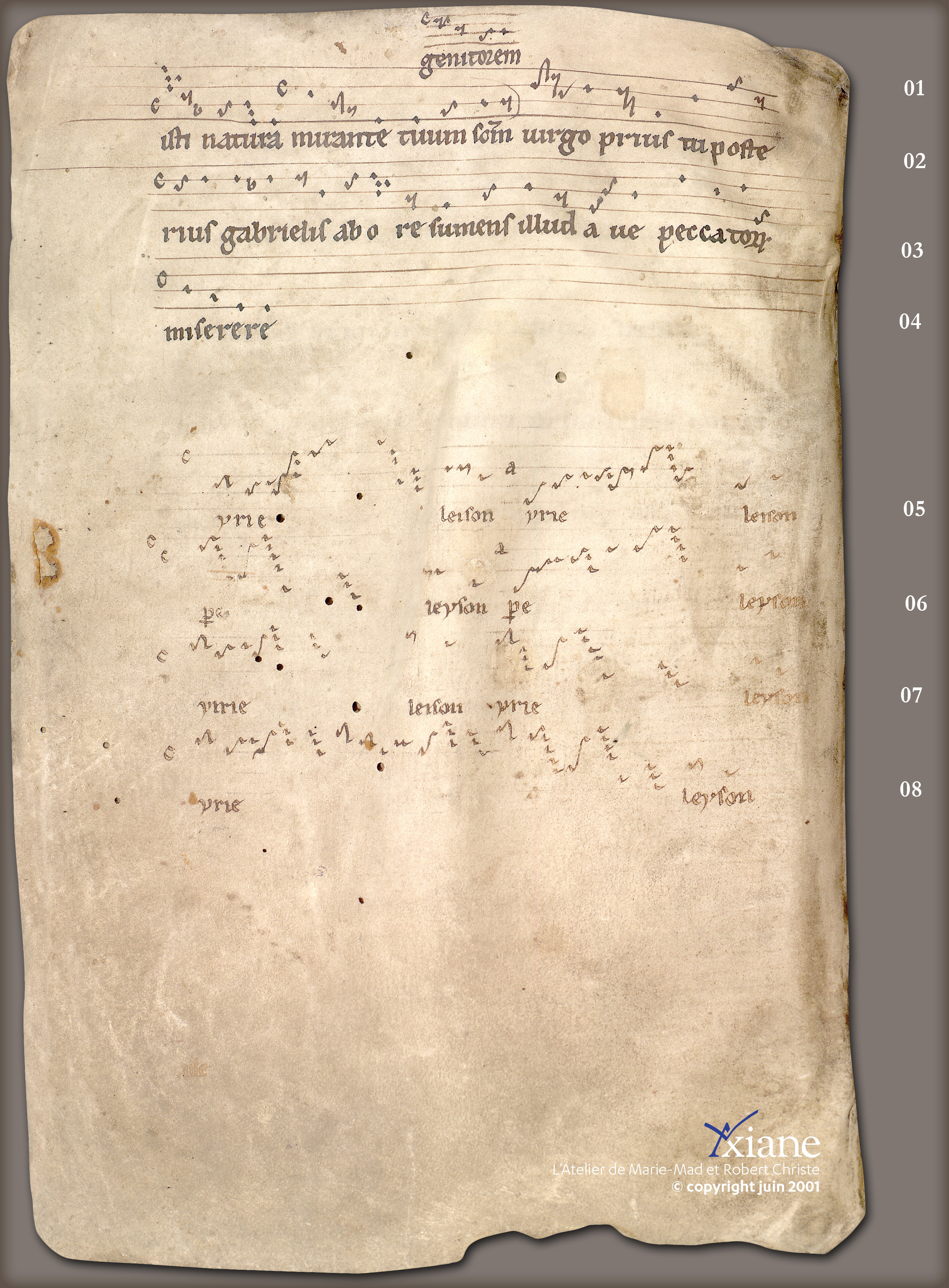 ... Antiennes et répons de procession.