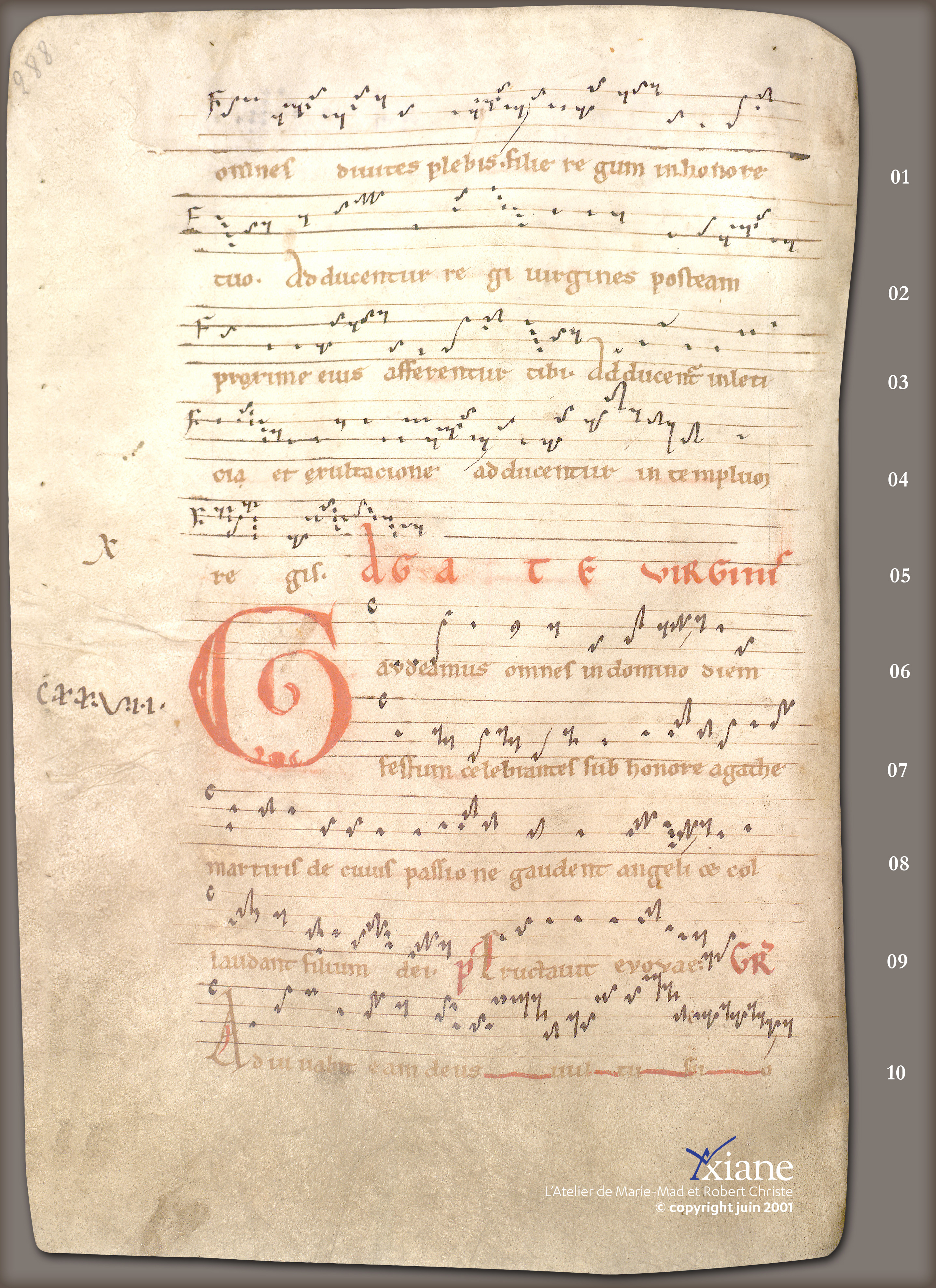 ... Purification de Marie. Sainte Agathe.