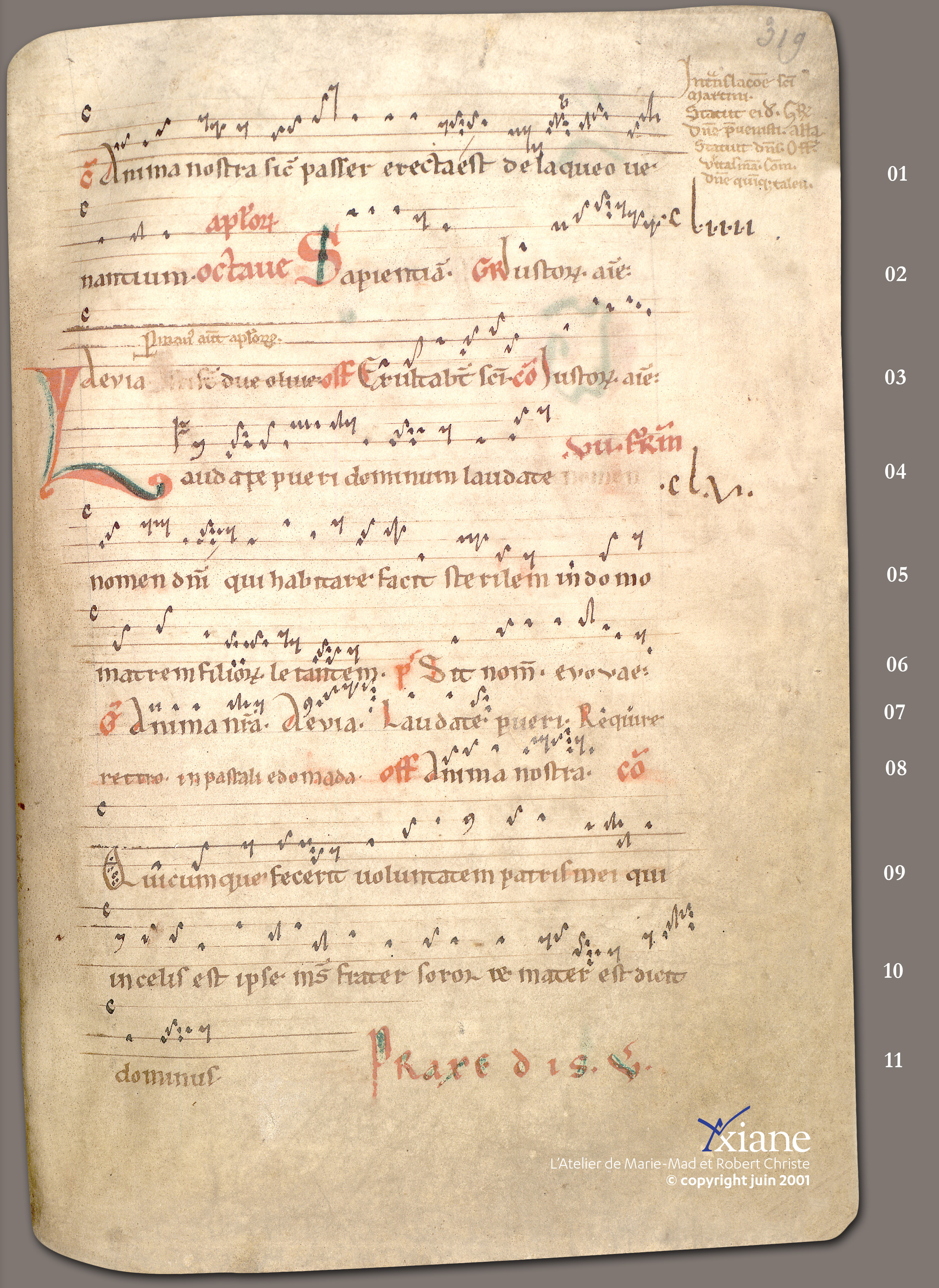 ... Processus et Martinien. Translation de Saint Martin (4 juillet). Octave des Apôtres (6 juillet). Les sept Frères (10 juillet). Sainte Praxède (21 juillet) ...